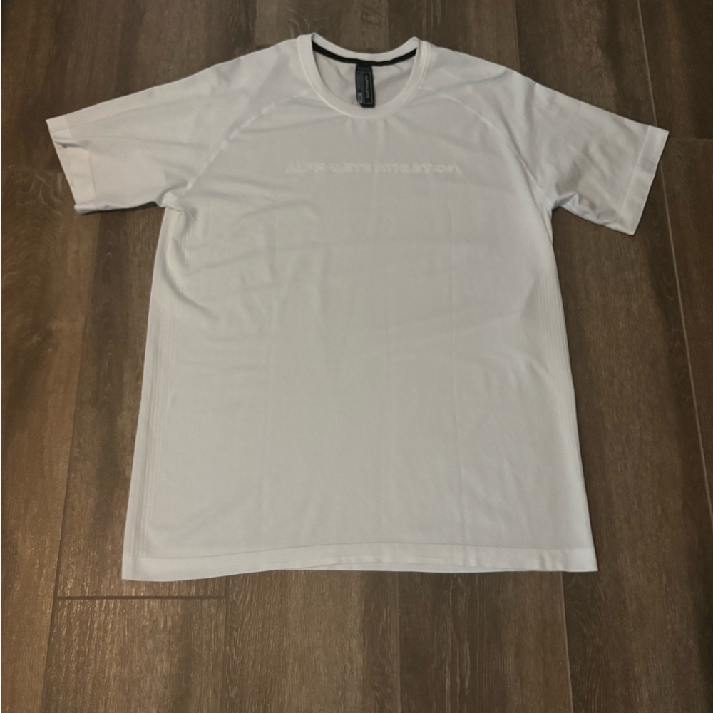 Alphalete White Short Sleeve Tee